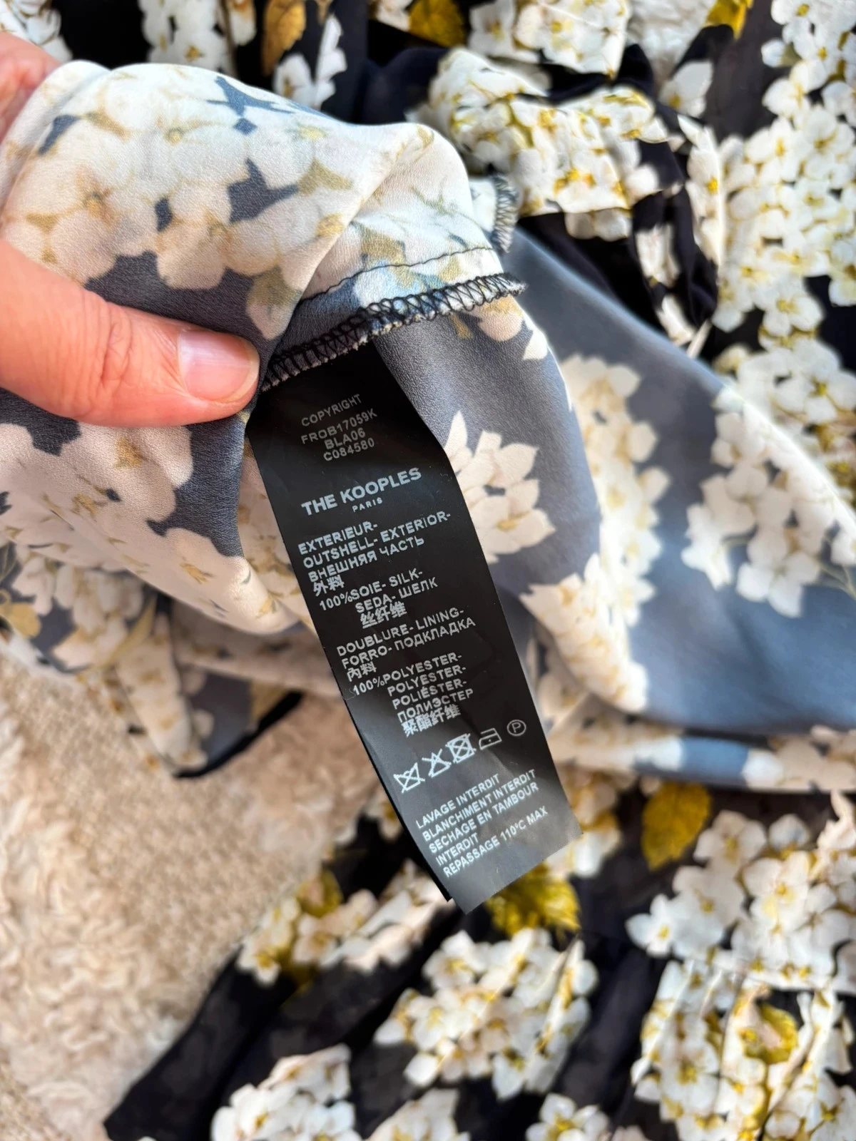 The Kooples dress with slip – Floral print – Very good condition – photo 8
